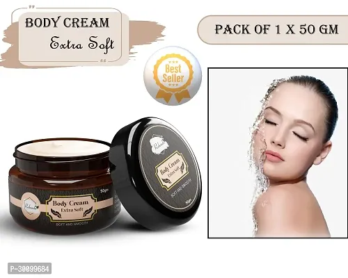 Body Extra Soft Cream ilky Soft Skin Paraben Free (50 g) (Pack of 1)