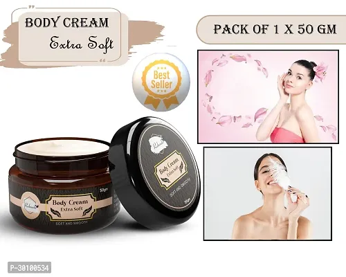 Body Extra Soft Cream ilky Soft Skin Paraben Free (50 g) (Pack of 1)