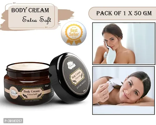 Body Extra Soft Cream ilky Soft Skin Paraben Free (50 g) (Pack of 1)