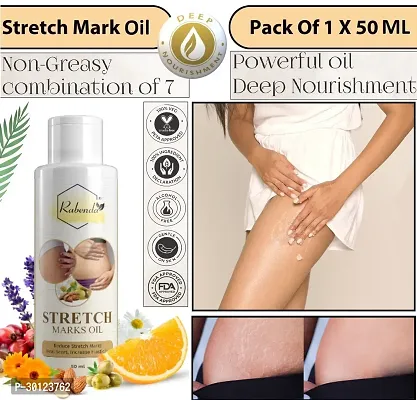 Rabenda present Repair Stretch Marks Removal - Natural Heal Pregnancy Breast, Hip, Legs, Mark oil 50 ml pack of 1