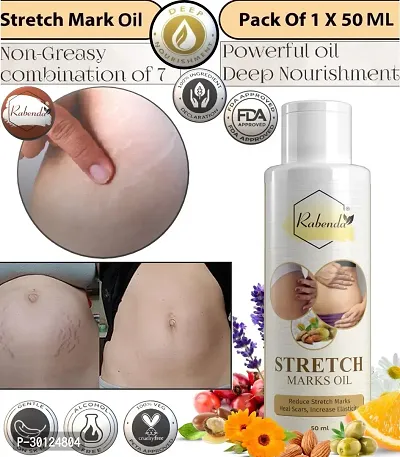 Rabenda present Repair Stretch Marks Removal - Natural Heal Pregnancy Breast, Hip, Legs, Mark oil 50 ml pack of 1-thumb0