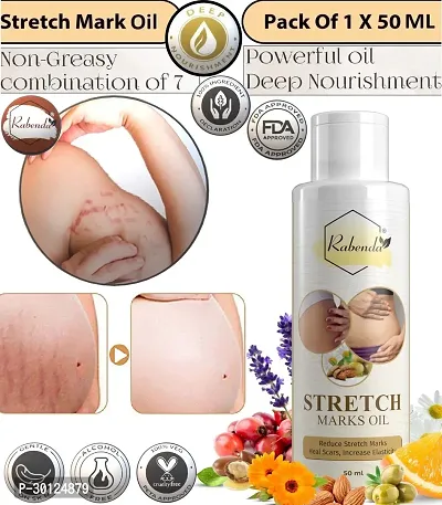 Rabenda present Repair Stretch Marks Removal - Natural Heal Pregnancy Breast, Hip, Legs, Mark oil 50 ml pack of 1-thumb0