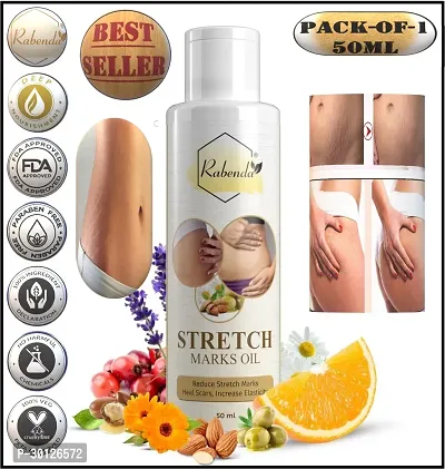 Rabenda present Repair Stretch Marks Removal - Natural Heal Pregnancy Breast, Hip, Legs, Mark oil 50 ml pack of 1-thumb0