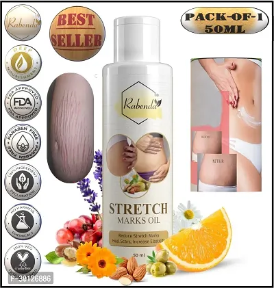 Rabenda present Repair Stretch Marks Removal - Natural Heal Pregnancy Breast, Hip, Legs, Mark oil 50 ml pack of 1-thumb0