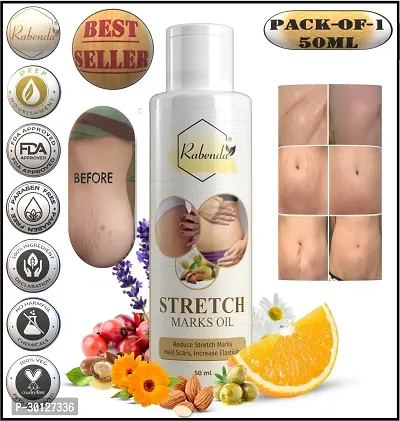 Rabenda present Repair Stretch Marks Removal - Natural Heal Pregnancy Breast, Hip, Legs, Mark oil 50 ml pack of 1-thumb0