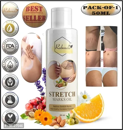 Rabenda present Repair Stretch Marks Removal - Natural Heal Pregnancy Breast, Hip, Legs, Mark oil 50 ml pack of 1-thumb0