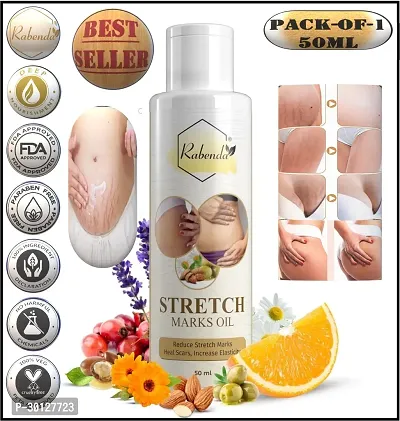 Rabenda present Repair Stretch Marks Removal - Natural Heal Pregnancy Breast, Hip, Legs, Mark oil 50 ml pack of 1-thumb0