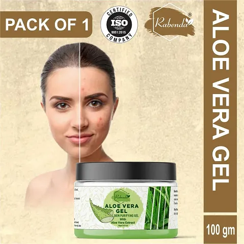 Rabenda Natural Aloe Vera Gel 92% Moisturizer Gel Cream, Sleep Mask Skin Care&nbsp;&nbsp;(100 g) pack of 1