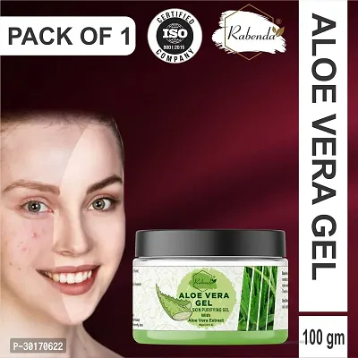 Rabenda Natural Aloe Vera Gel Moisturizer Gel Cream Acne Blackheads Treatment  Repair (100 g) pack of 1