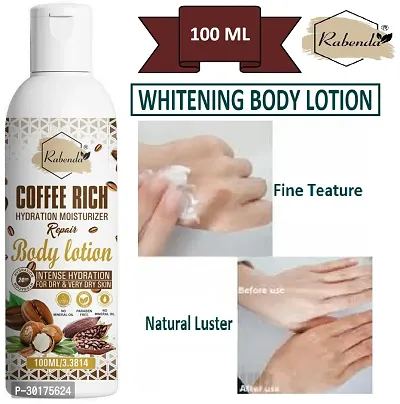 Rabenda Coffee Rich Hydration Moisturizer Body Lotion with coffee  Shea Butter | (100 ML) | Pack of 1-thumb0