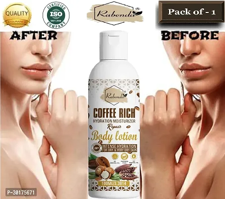 Rabenda Coffee Rich Hydration Moisturizer Body Lotion with coffee  Shea Butter | (100 ML) | Pack of 1-thumb0