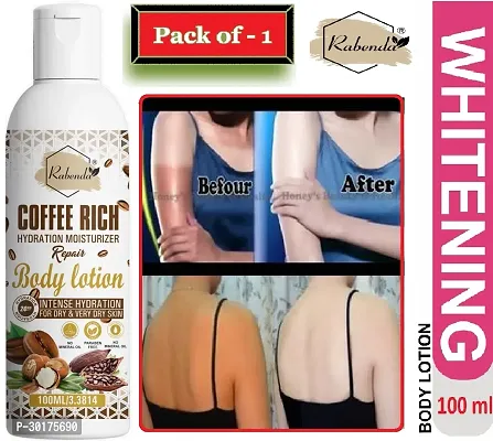 Rabenda Coffee Rich Hydration Moisturizer Body Lotion with coffee  Shea Butter | (100 ML) | Pack of 1-thumb0