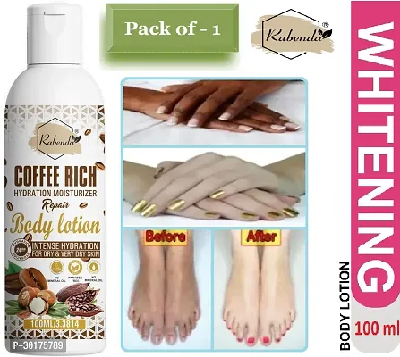 Rabenda Coffee Rich Hydration Moisturizer Body Lotion with coffee  Shea Butter | (100 ML) | Pack of 1-thumb0