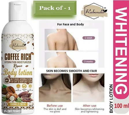 Rabenda Coffee Rich Hydration Moisturizer Body Lotion with coffee  Shea Butter | (100 ML) | Pack of 1-thumb0