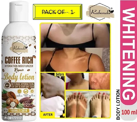 Rabenda Coffee Rich Hydration Moisturizer Body Lotion with coffee  Shea Butter | (100 ML) | Pack of 1-thumb0