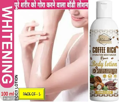 Rabenda Coffee Rich Hydration Moisturizer Body Lotion with coffee  Shea Butter | (100 ML) | Pack of 1-thumb0