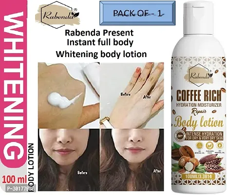 Rabenda Coffee Rich Hydration Moisturizer Body Lotion with coffee  Shea Butter | (100 ML) | Pack of 1-thumb0