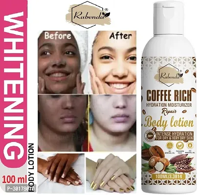 Rabenda Coffee Rich Hydration Moisturizer Body Lotion with coffee  Shea Butter | (100 ML) | Pack of 1-thumb0