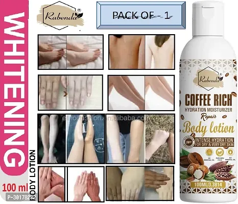 Rabenda Coffee Rich Hydration Moisturizer Body Lotion with coffee  Shea Butter | (100 ML) | Pack of 1-thumb0