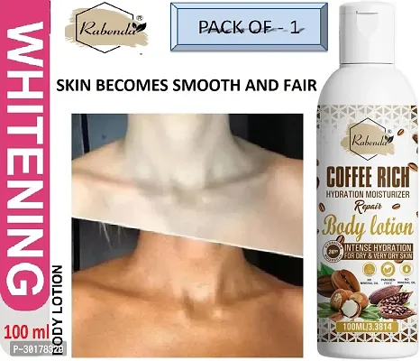 Rabenda Coffee Rich Hydration Moisturizer Body Lotion with coffee  Shea Butter | (100 ML) | Pack of 1-thumb0