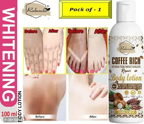 Rabenda Coffee Rich Hydration Moisturizer Body Lotion with coffee  Shea Butter | (100 ML) | Pack of 1-thumb0