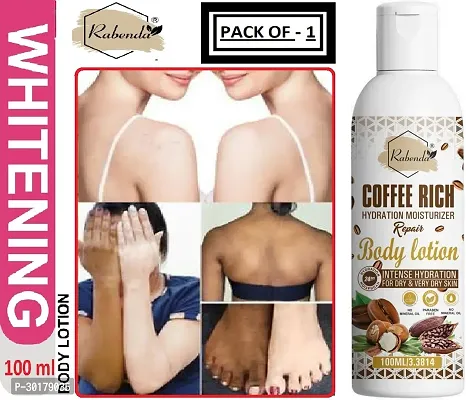 Rabenda Coffee Rich Hydration Moisturizer Body Lotion with coffee  Shea Butter | (100 ML) | Pack of 1-thumb0