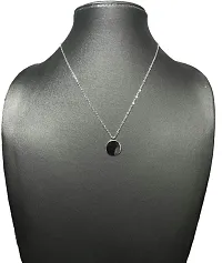 Trendy Stainless Steel Double Faced Evil Eye Pendant and Chain for Men-thumb3