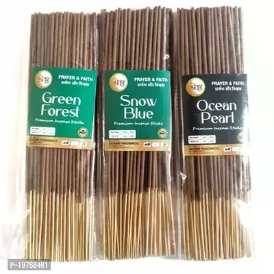 Shreshtha Premium Greenforest Snowblue Ocean Pearl Incense Sticks