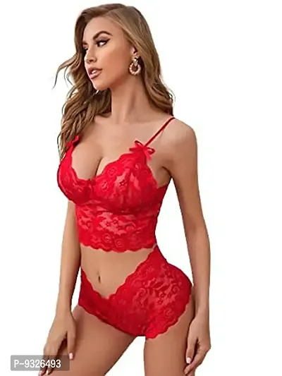 Buy CARYONE Bra Panty Set for Women and Girls Lingerie Set (RED) Online In  India At Discounted Prices