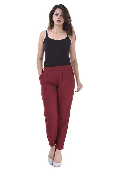 New In Cotton Trousers 