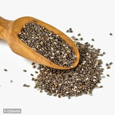 Chia Seeds Weight Loss with Omega 3 , Zinc and Fiber, Calcium Rich Chia Seeds ( Pack of 200g)-thumb0