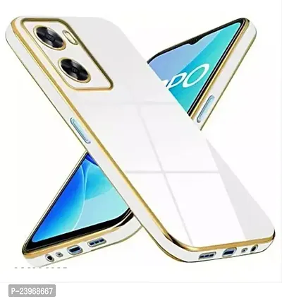 Stylish White Silicon Mobile Back Cover For Oppo A77S