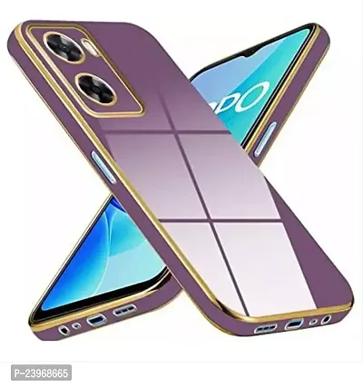 Stylish Purple Silicon Mobile Back Cover For Oppo A77S-thumb0