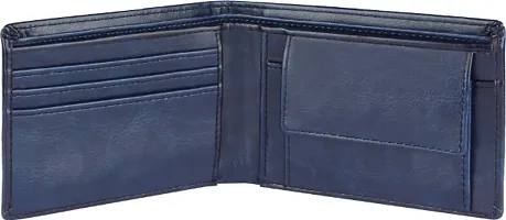 DENNY BLACQ Men Blue Artificial Leather Wallet-thumb2