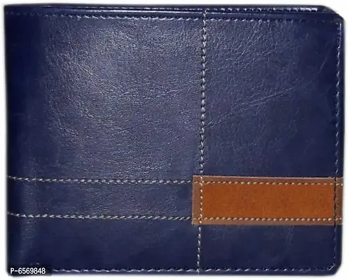 DENNY BLACQ Men Blue Artificial Leather Wallet