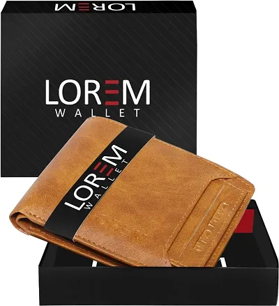 Stylish Textured Artificial Leather Wallet For Men(3 Card Slots)