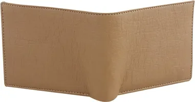 Men Casual, BEIGE Artificial Leather Wallet - Regular Size  (8 Card Slots)-thumb2