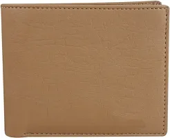 Men Casual, BEIGE Artificial Leather Wallet - Regular Size  (8 Card Slots)-thumb3