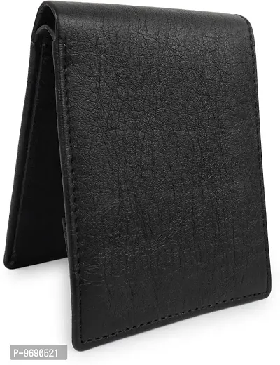 Men Casual Black Artificial Leather Wallet-thumb3