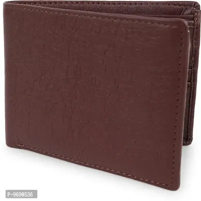 Men Casual brown Artificial Leather Wallet-thumb3