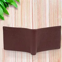 Men Casual brown Artificial Leather Wallet-thumb3