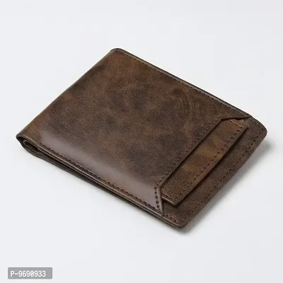 Men Casual brown Artificial Leather Wallet-thumb0