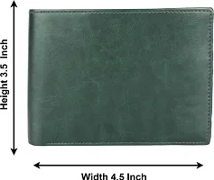 Men Casual GREEN Artificial Leather Wallet-thumb1