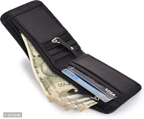 Men Casual black Artificial Leather Wallet-thumb0