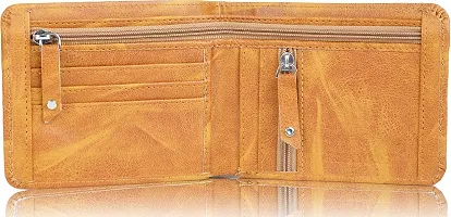 Men Casual TAN Artificial Leather Wallet-thumb3