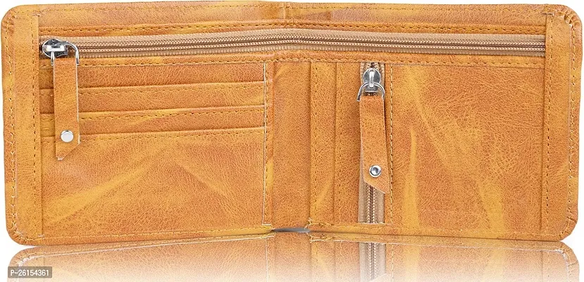 Men Casual TAN Artificial Leather Wallet-thumb4