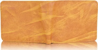 Men Casual TAN Artificial Leather Wallet-thumb2