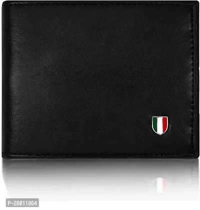 Men Casual Black Artificial Leather Wallet