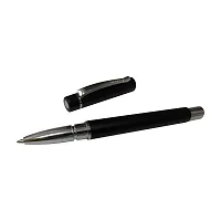 ADALRICH CHAMP Metal Ball Pen | Set of 3 | Good pen for smooth, fine writing | Matte Black Finish | Click off Cap | Premium Gift Box | Plastic Jotter refill | write to inspire | classy finish-thumb2