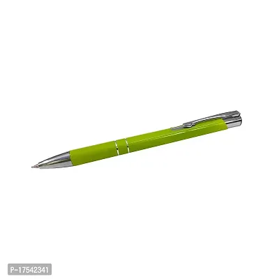 Adalrich Rapid Green Metal Ball Pen | Set of 4 | Smooth  Easy Writing | Green with Chrome Parts | Poly Jotter Refill | Premium Gift Box | Tic-tik Mechanism-thumb2